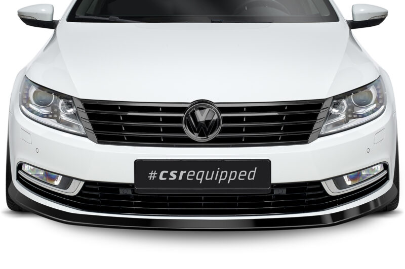 Lip delantero CSR Automotive para VW CC CSL342 Negro Mate 4