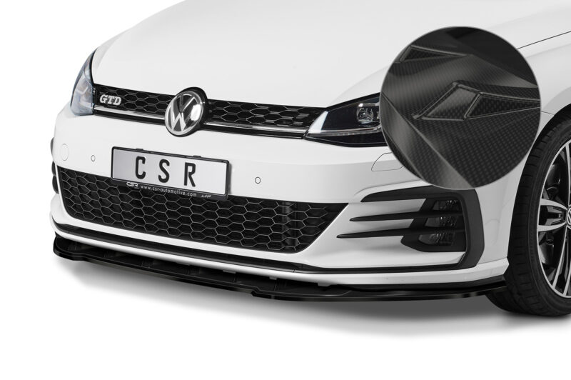 Lip delantero CSR Automotive para VW Golf 7 GTI / GTD CSL345 Carbon Look 1