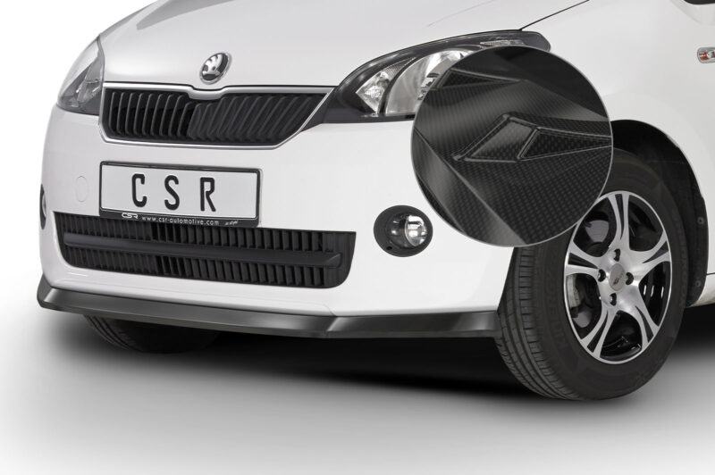 Lip delantero CSR Automotive para Skoda Citigo CSL350 Carbon Look 1