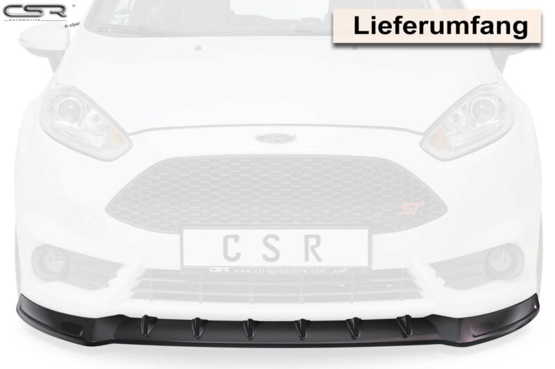 Lip delantero CSR Automotive para Ford Fiesta MK7 ST CSL351 Negro Mate 4