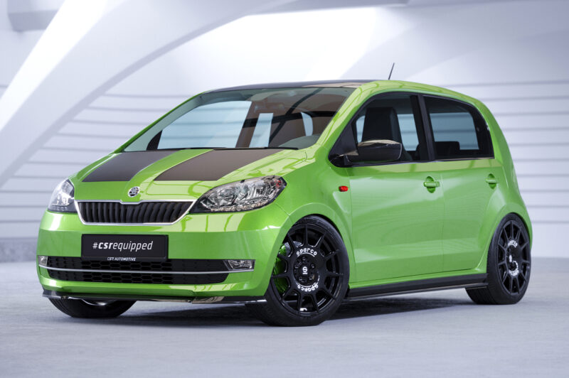 Lip delantero CSR Automotive para Skoda Citigo CSL352 Negro Mate 2