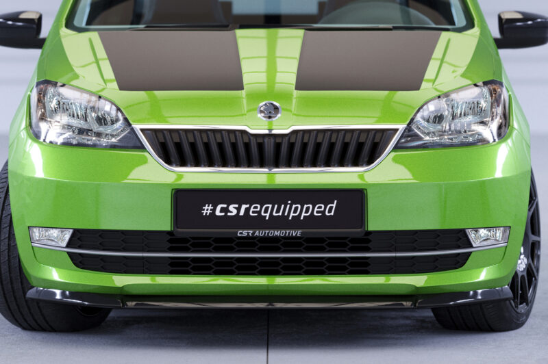 Lip delantero CSR Automotive para Skoda Citigo CSL352 Negro Mate 5