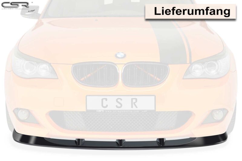Lip delantero CSR Automotive para BMW Serie 5 E60 / E61 CSL361 Negro Mate 4