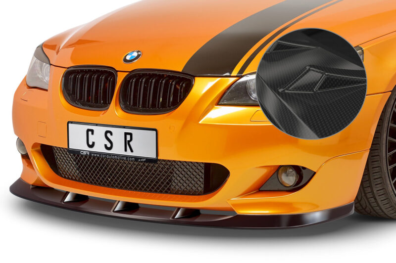 Lip delantero CSR Automotive para BMW Serie 5 E60 / E61 CSL361 Carbon Look 1