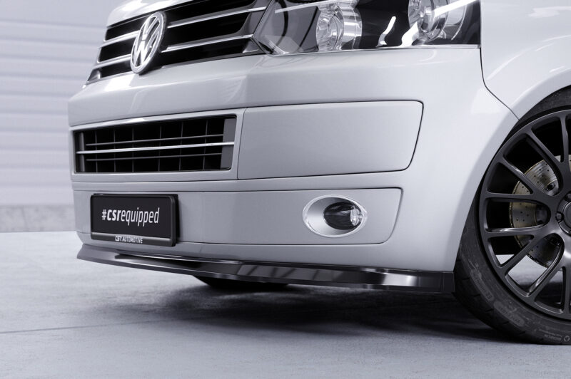 Lip delantero CSR Automotive para VW T5 Autobús CSL363 Negro Mate 2