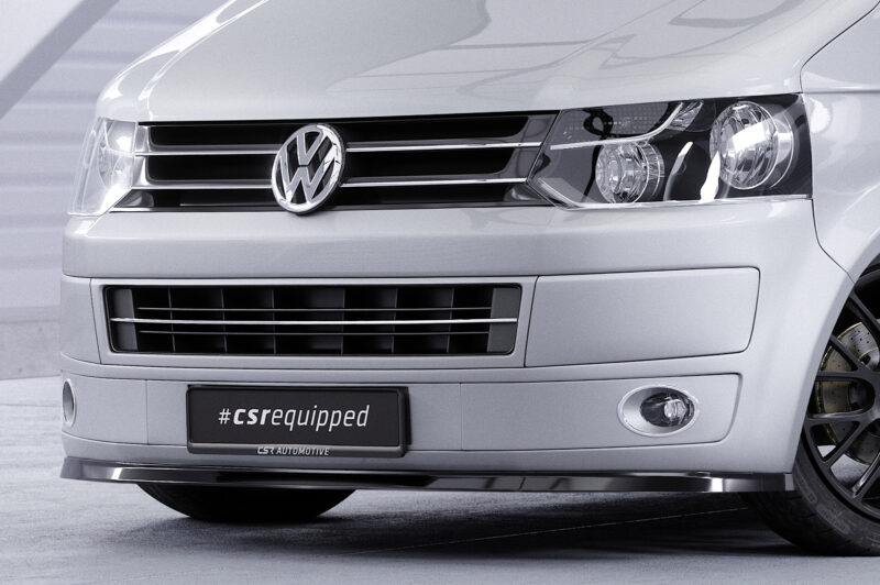 Lip delantero CSR Automotive para VW T5 Autobús CSL363 Negro Mate 3