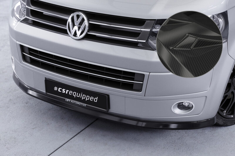 Lip delantero CSR Automotive para VW T5 Autobús CSL363 Carbon Look 1