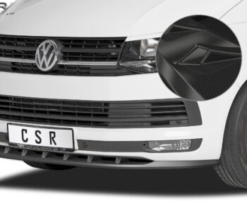 Lip delantero CSR Automotive para VW T6 Autobús CSL365 Carbon Look 1
