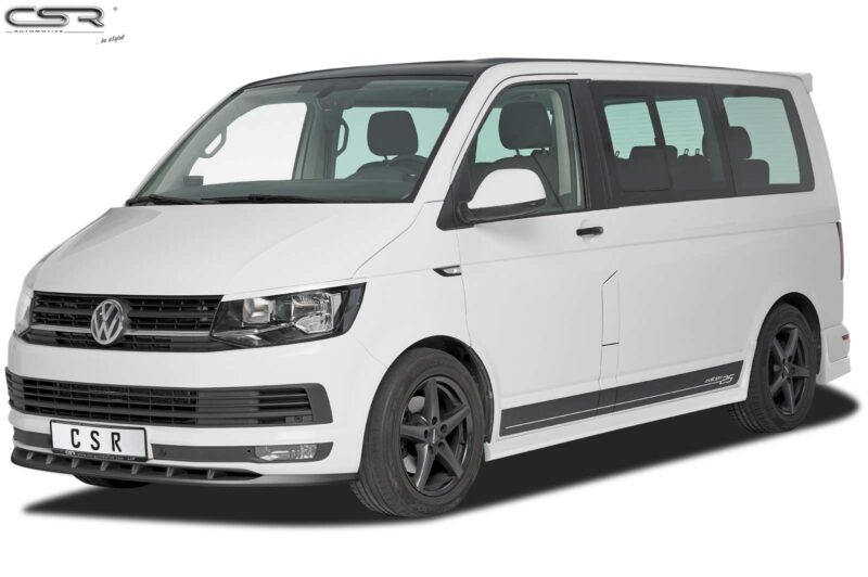 Lip delantero CSR Automotive para VW T6 Autobús CSL365 Negro Mate 2