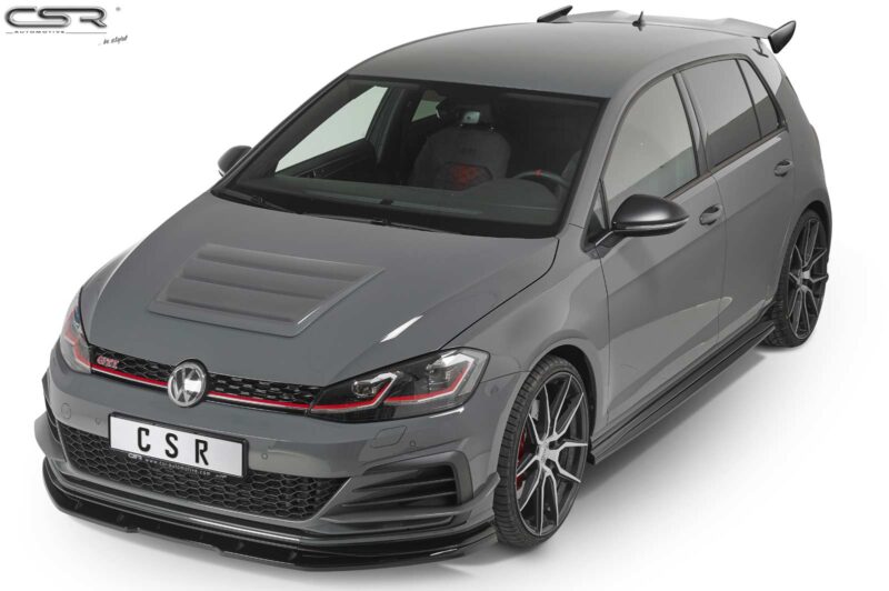 Lip delantero CSR Automotive para VW Golf 7 GTI TCR CSL368 Negro Mate 3