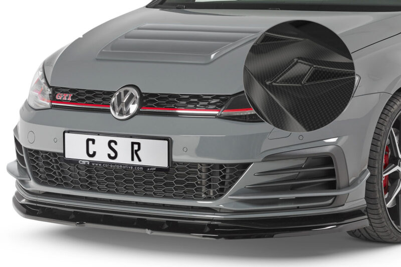 Lip delantero CSR Automotive para VW Golf 7 GTI TCR CSL368 Carbon Look 1