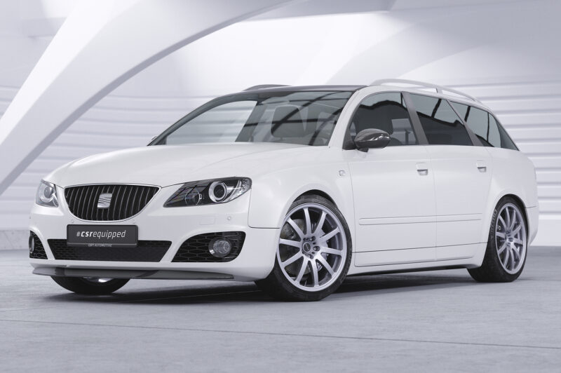 Lip delantero CSR Automotive para Seat Exeo 3R CSL369 Negro Mate 4
