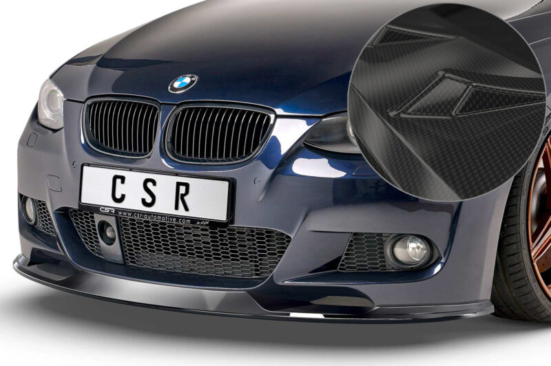 Lip delantero CSR Automotive para BMW Serie 3 E92/E93 paquete M CSL372 Carbon Look 1