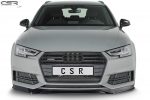 Lip delantero CSR Automotive para Audi A4 B9 8W Sine / S4 B9 8W CSL376 Negro Mate 3
