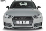 Lip delantero CSR Automotive para Audi A4 B9 8W Sine / S4 B9 8W CSL377 Negro Mate 3