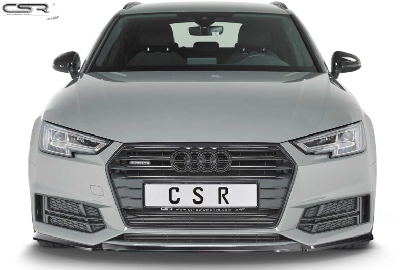 Lip delantero CSR Automotive para Audi A4 B9 8W Sine / S4 B9 8W CSL377 Negro Mate 3