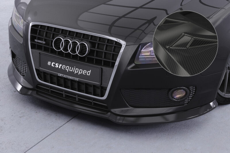 Lip delantero CSR Automotive para Audi A5 8T CSL378 Carbon Look 1