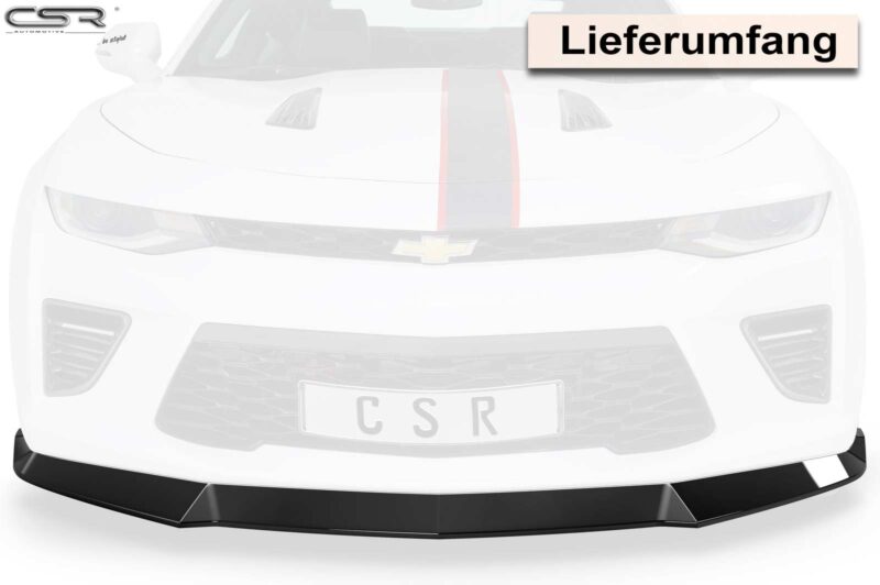 Lip delantero CSR Automotive para Chevrolet Camaro 6 CSL379 Negro Mate 4