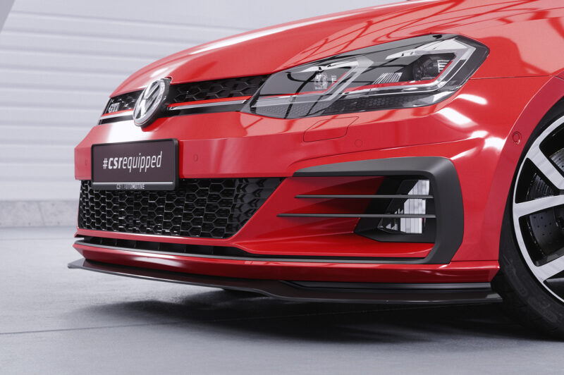 Lip delantero CSR Automotive para VW Golf 7 GTI / GTD CSL380 Negro Mate 2