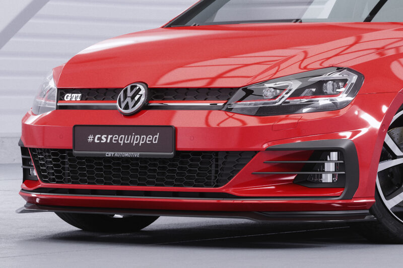 Lip delantero CSR Automotive para VW Golf 7 GTI / GTD CSL380 Negro Mate 3