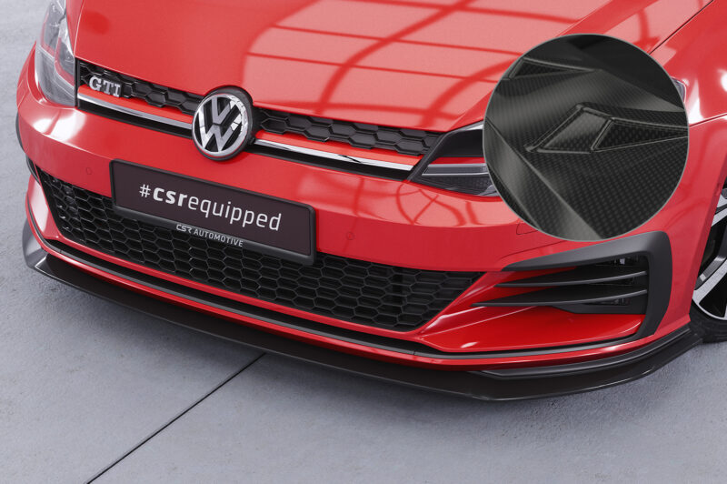 Lip delantero CSR Automotive para VW Golf 7 GTI / GTD CSL380 Carbon Look 1