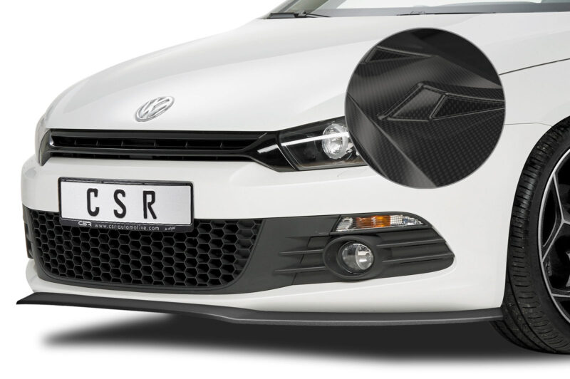 Lip delantero CSR Automotive para VW Scirocco III CSL383 Carbon Look 1
