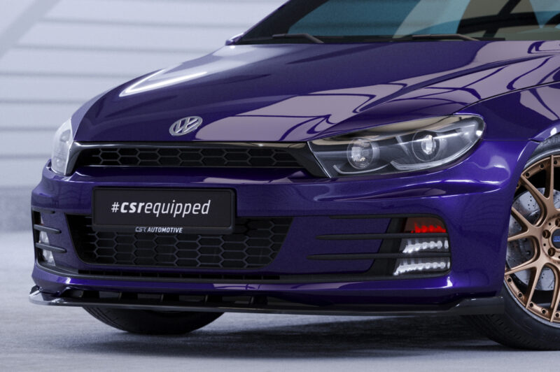 Lip delantero CSR Automotive para VW Scirocco III CSL384 Negro Mate 3