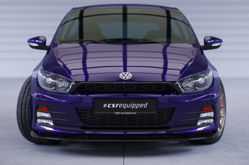 Lip delantero CSR Automotive para VW Scirocco III CSL384 Negro Mate 4