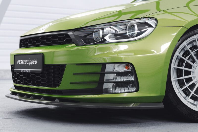 Lip delantero CSR Automotive para VW Scirocco III Rine CSL386 Negro Mate 2