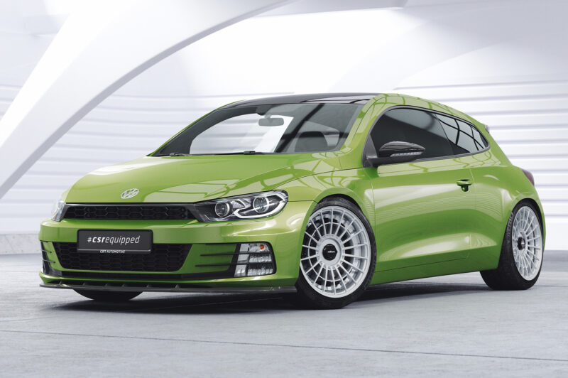 Lip delantero CSR Automotive para VW Scirocco III Rine CSL386 Negro Mate 4
