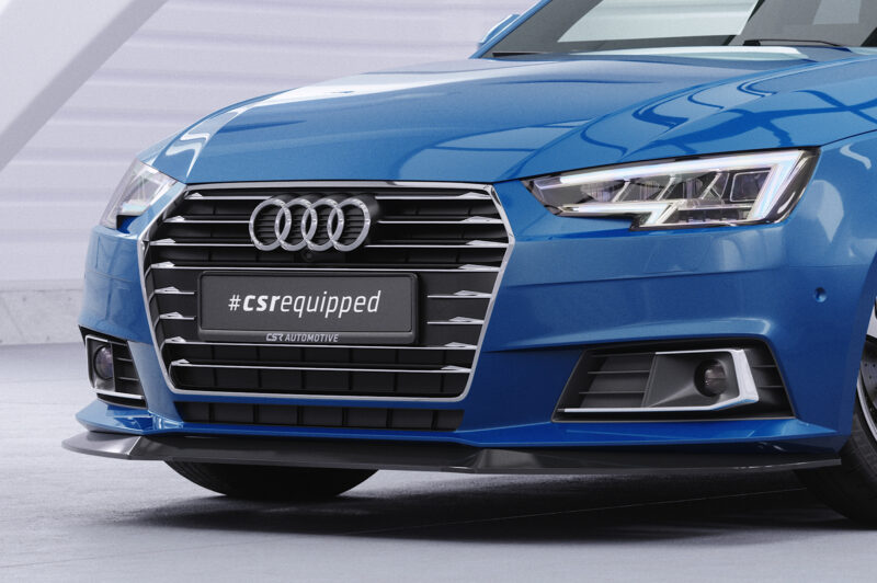 Lip delantero CSR Automotive para Audi A4 B9 (Tipo 8W) CSL388 Negro Mate 3