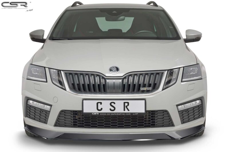 Lip delantero CSR Automotive para Skoda Octavia III (5E) RS CSL389 Negro Mate 3