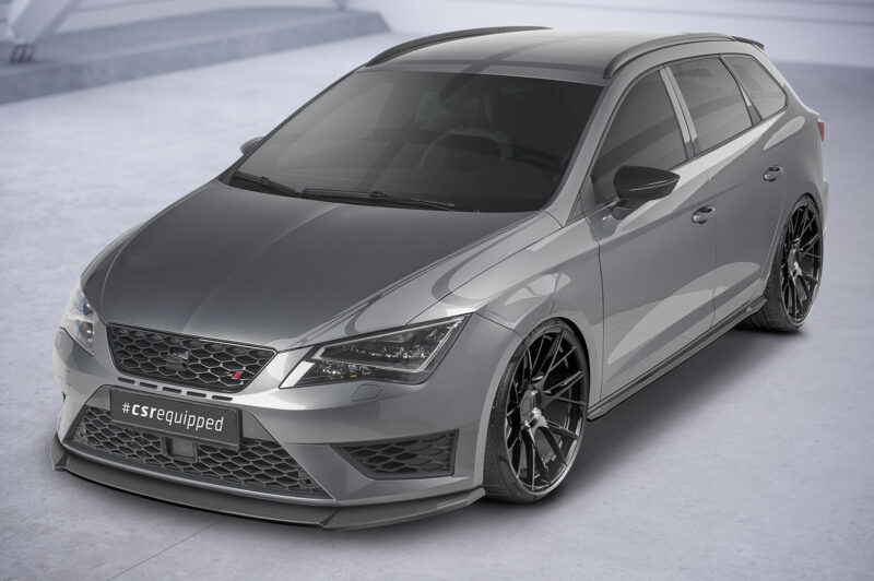 Lip delantero CSR Automotive para Seat Leon 3 (Typ 5F) Cupra/FR CSL390 Negro Mate 2
