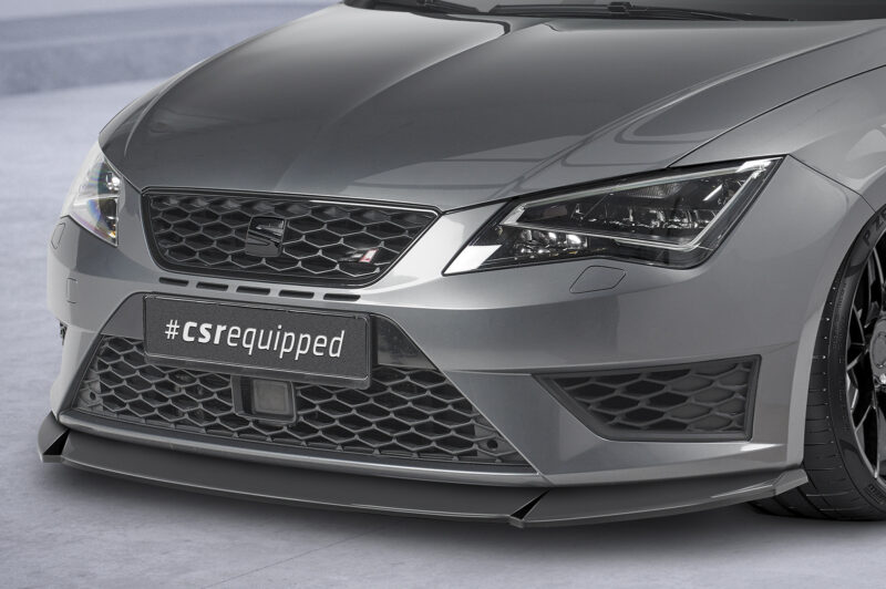 Lip delantero CSR Automotive para Seat Leon 3 (Typ 5F) Cupra/FR CSL390 Negro Mate 3