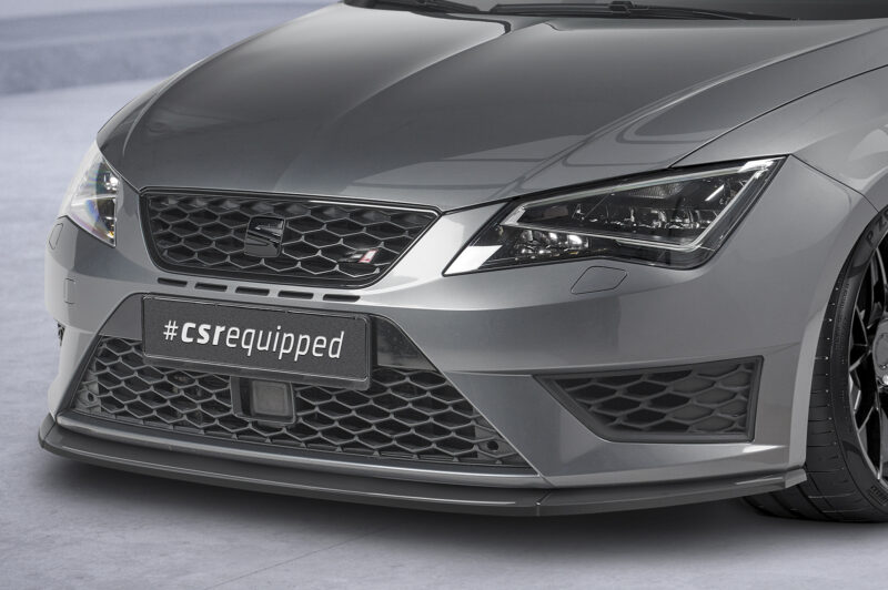 Lip delantero CSR Automotive para Seat Leon 3 (Typ 5F) Cupra/FR CSL391 Negro Mate 3