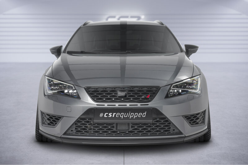 Lip delantero CSR Automotive para Seat Leon 3 (Typ 5F) Cupra/FR CSL391 Negro Mate 6