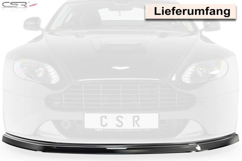Lip delantero CSR Automotive para Aston Martin Vantage CSL392 Negro Mate 4