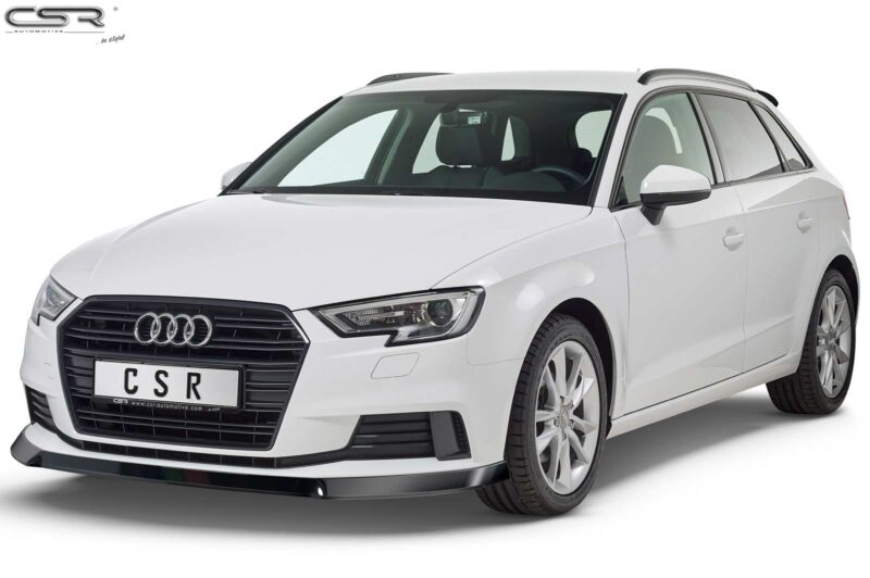Lip delantero CSR Automotive para Audi A3 8V CSL393 Negro Mate 2