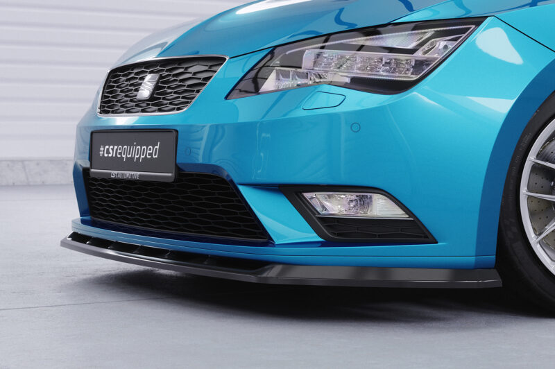 Lip delantero CSR Automotive para Seat Leon 3 (Tipo 5F) CSL394 Negro Mate 2