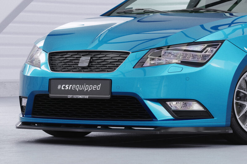 Lip delantero CSR Automotive para Seat Leon 3 (Tipo 5F) CSL394 Negro Mate 3