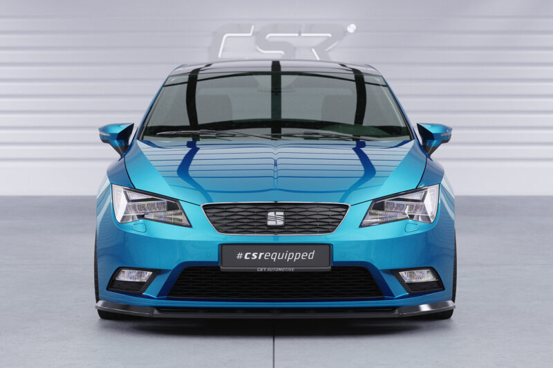 Lip delantero CSR Automotive para Seat Leon 3 (Tipo 5F) CSL394 Negro Mate 6