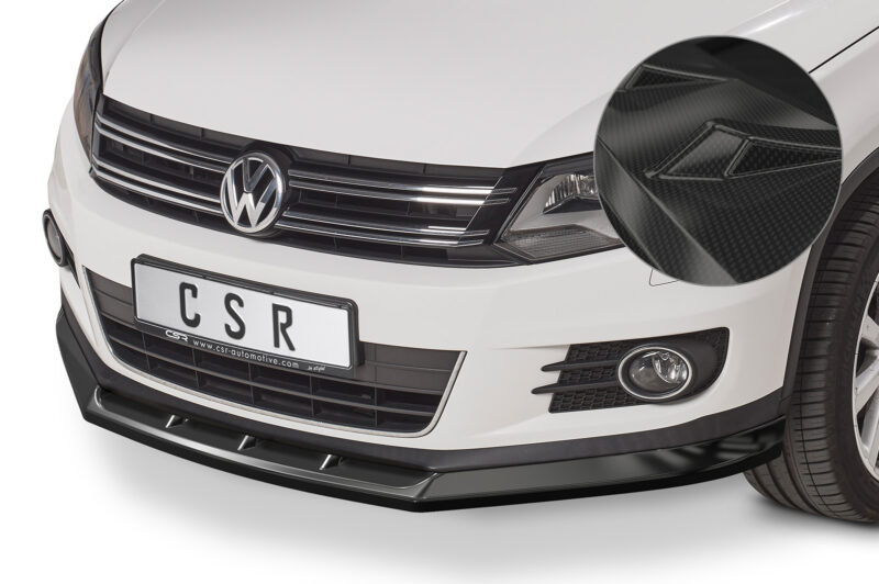 Lip delantero CSR Automotive para VW Tiguan I CSL397 Carbon Look 1