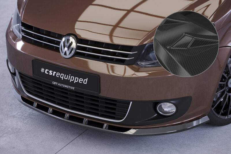 Lip delantero CSR Automotive para VW Touran I (Typ 1T) CSL398 Carbon Look 1