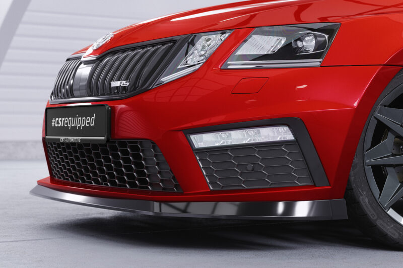 Lip delantero CSR Automotive para Skoda Octavia III 5E RS CSL399 Negro Mate 2