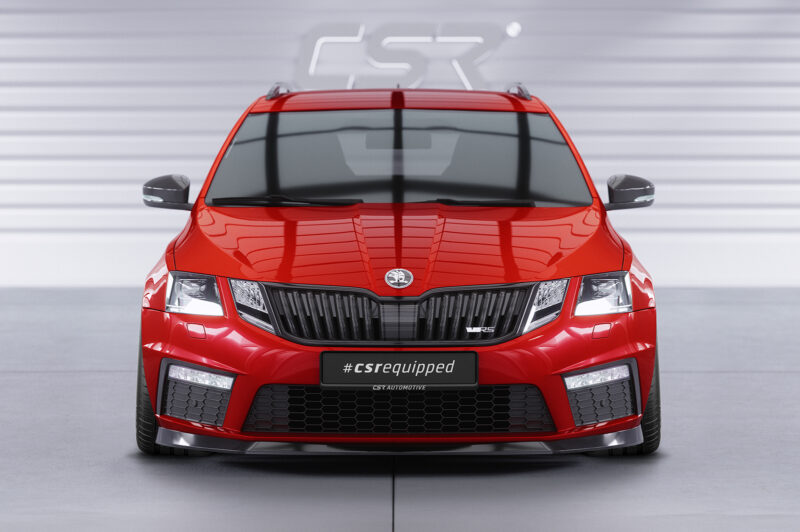 Lip delantero CSR Automotive para Skoda Octavia III 5E RS CSL399 Negro Mate 6