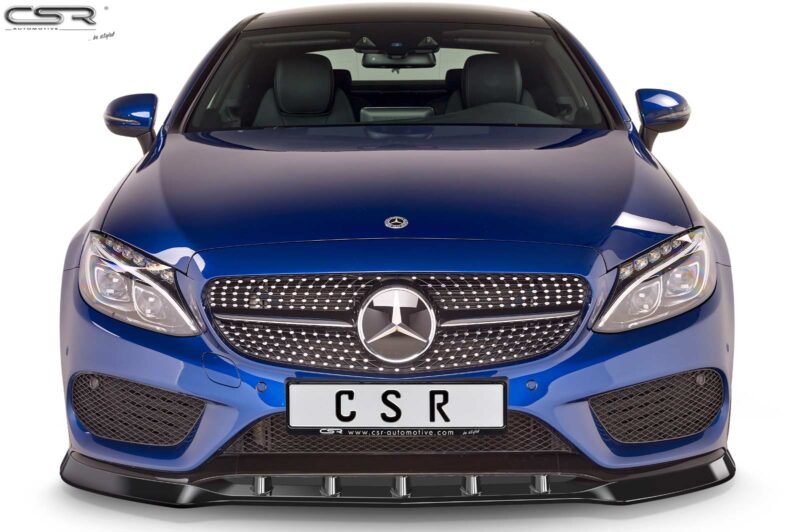 Lip delantero CSR Automotive para Mercedes-Benz Clase C 205 AMGine CSL408 Negro Mate 3
