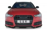Lip delantero CSR Automotive para Audi A6 C7 4G Sine/ S6 C7 4G CSL410 Negro Mate 3