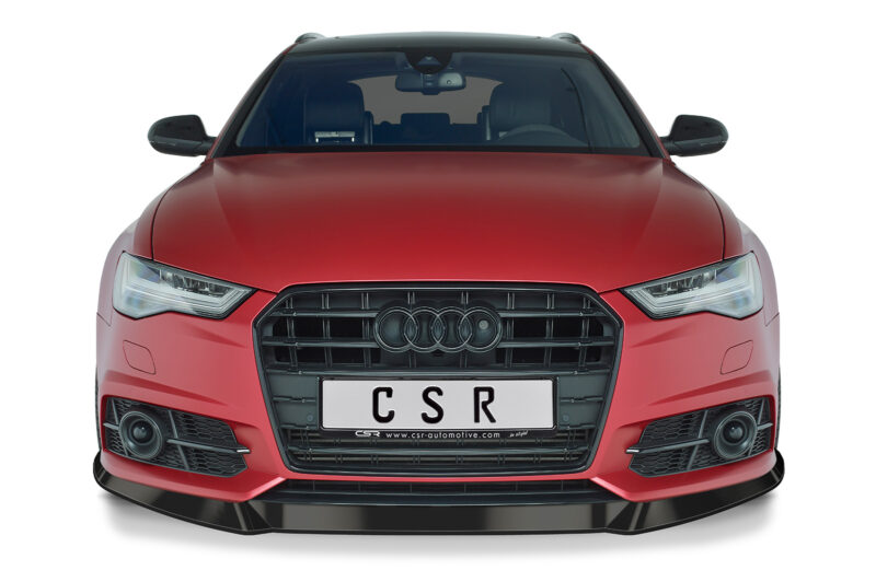 Lip delantero CSR Automotive para Audi A6 C7 4G Sine/ S6 C7 4G CSL410 Negro Mate 3