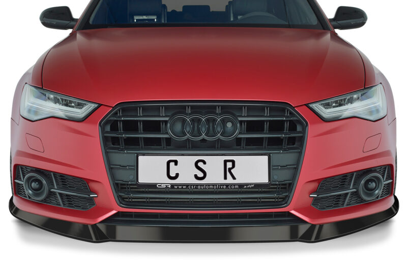 Lip delantero CSR Automotive para Audi A6 C7 4G Sine/ S6 C7 4G CSL410 Negro Mate 4