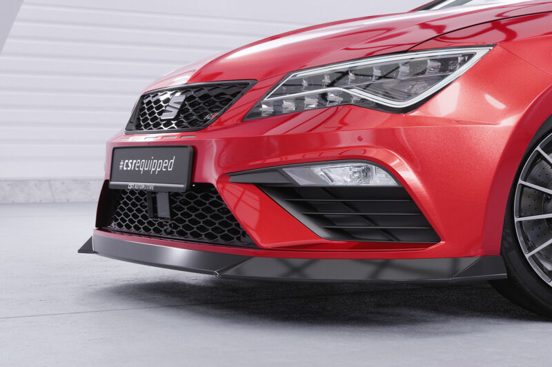 Lip delantero CSR Automotive para Seat Leon 3 (Typ 5F) Cupra/FR CSL411 Negro Mate 2